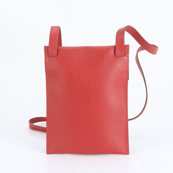 Hermes Herms ?F Engraved Amelie Leather Shoulder Bag/Crossbody Bag