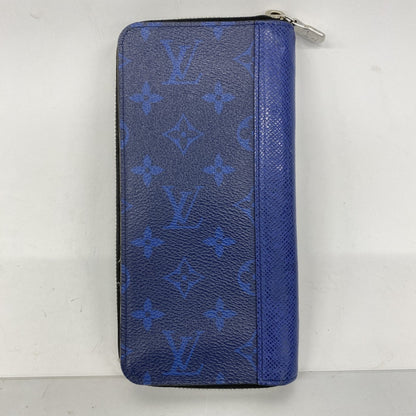 Louis Vuitton Taiga Rama Zippy Wallet Vertical M30447 Cobalt