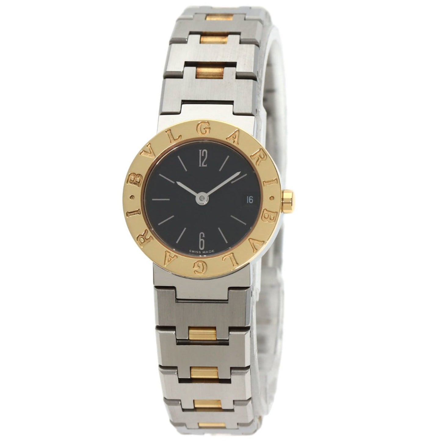 Bvlgari Bb23Sgd Watch Stainless Steel Ss 18Kyg