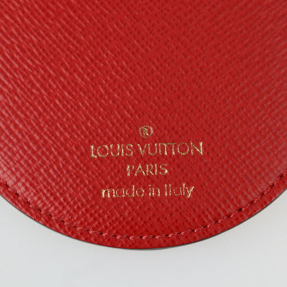 Louis Vuitton Louis Vuitton Portocre Illustre Keychain Mp1949 Monogram Canvas Leather Brown Red