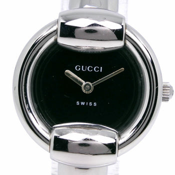Gucci Gucci Watch 1400L Stainless Steel Quartz Analog Display Black Dial
