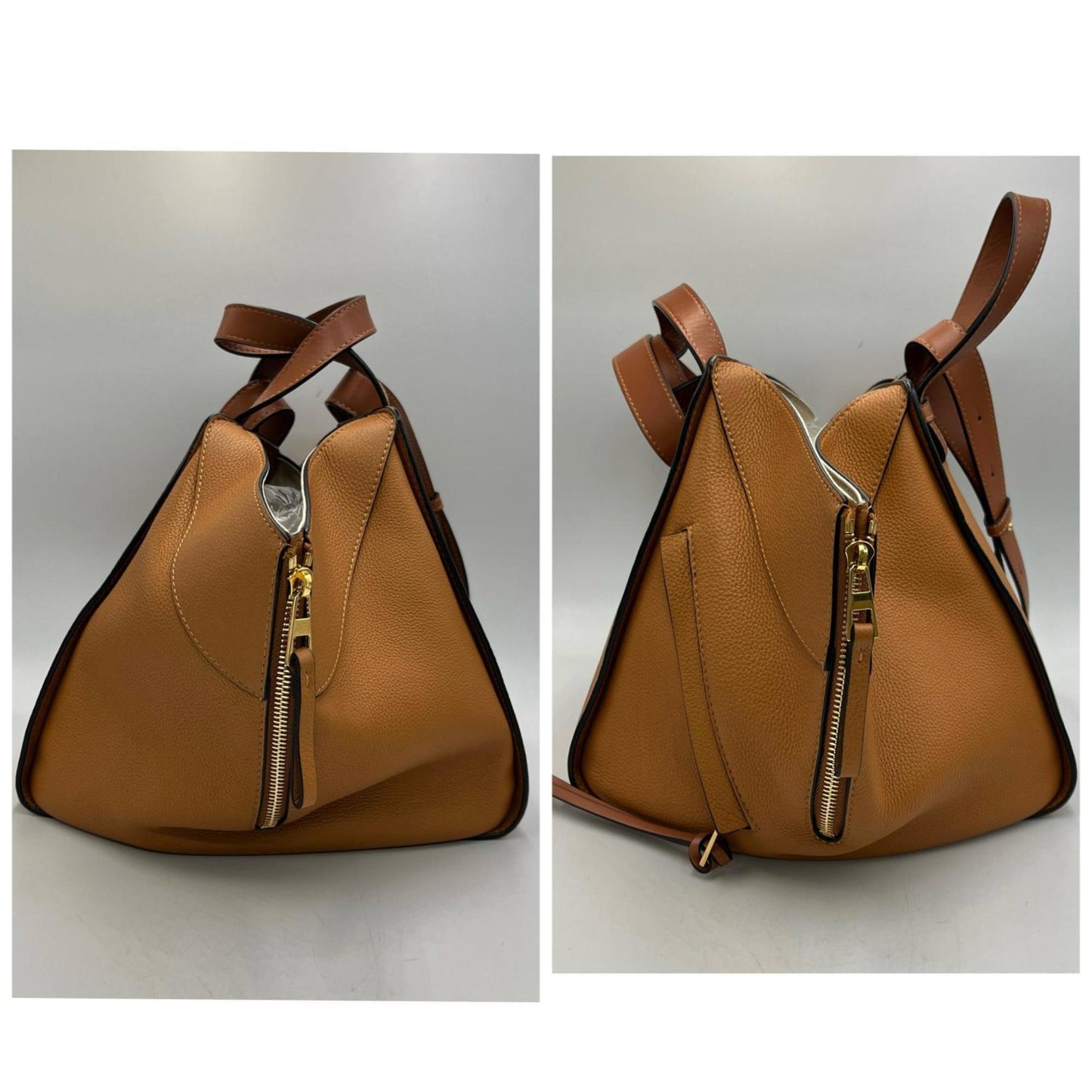 Loewe Hammock Small 2-Way Shoulder Bag In Brown Calfskin