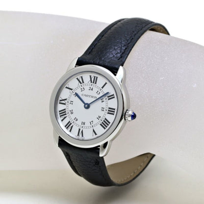 Cartier Rondo Solo Sm Wsrn0019 Stainless Steel X Leather