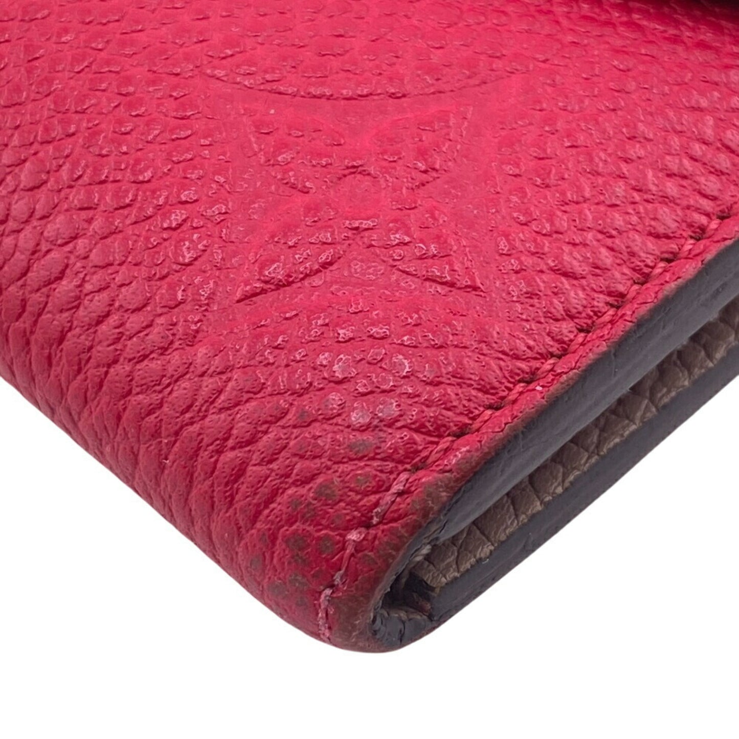 Louis Vuitton Louis Vuitton Wallet M62371 Portefeuille Emily Monogram Empreinte Long Pink