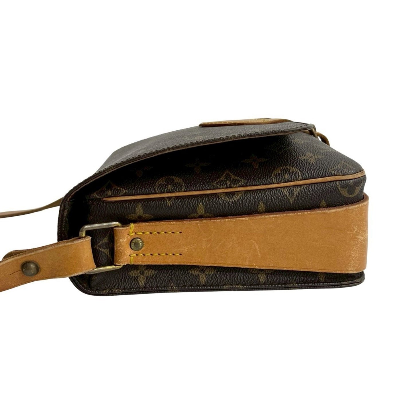 Louis Vuitton Culteciel Gm Monogram Leather Shoulder Bag