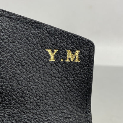 Louis Vuitton Monogram Empreinte Pochette Cle Wallet/Coin Case M60633 Noir
