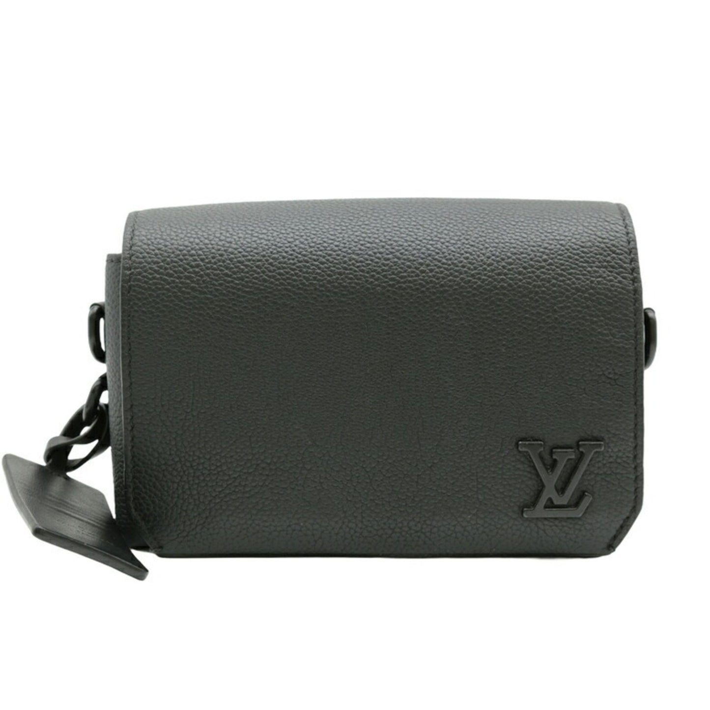 Louis Vuitton Louis Vuitton Fastline Wearable Wallet Lv Aerogram Shoulder Bag Cowhide Leather Black