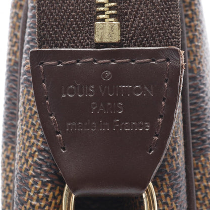 Louis Vuitton Eva Handbag Coated Canvas Leather Damier