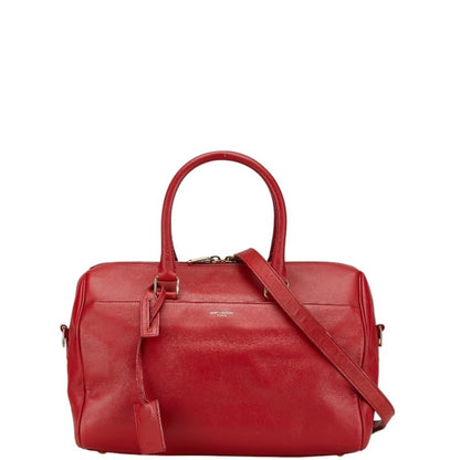 Saint Laurent Handbag Shoulder Bag Red Leather