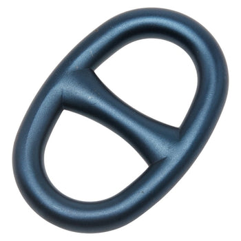 Herms Chaine D'Ancre Scarf Ring Navy Metal