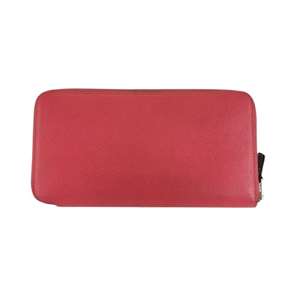 Hermes Azap Long Silk In Rose Azalee Pink Silver Hardware Epsom Leather Wallet C Stamp