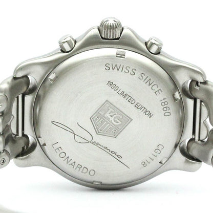 Polished Tag Heuer Sel Chronograph Leonald Ltd Edition Watch Cg1118 Bf575801