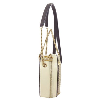 Chanel Coco Mark Gold Hardware 2-Way Handbag Calfskin