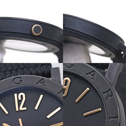 Bvlgari Solotempo Watch 102929 Bb41S Stainless Steel X Rubber