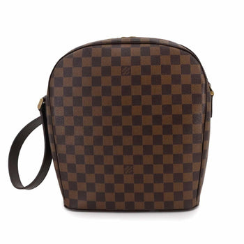 Louis Vuitton Damier Ipanema Gm Shoulder Bag In Ebene Brown