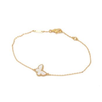 Van Cleef & Arpels Sweet Papillon Bracelet In 18K Yellow Gold