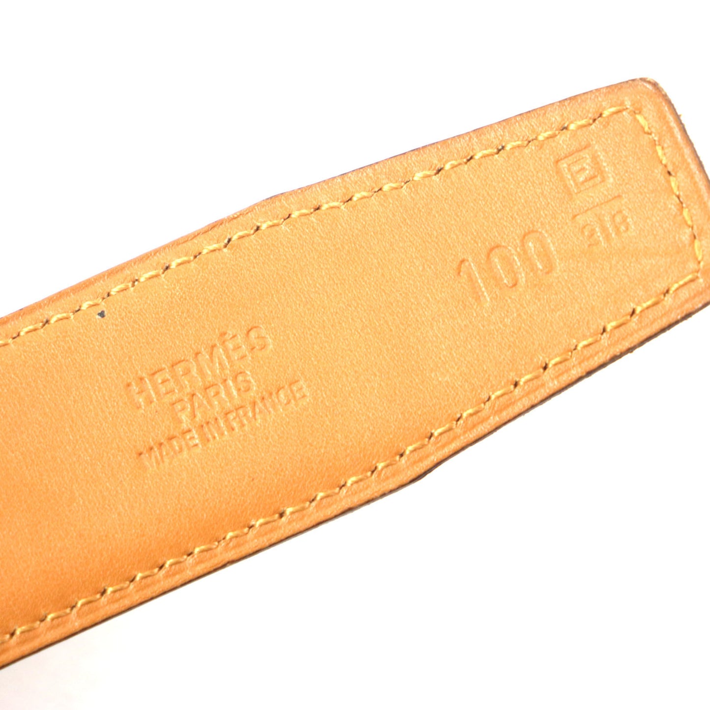 Hermes Vintage Margiela-Era Leather Belt