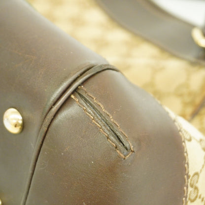 Gucci Gg Canvas Sherry Line Mayfair Handbag 269894 Brown 2-Way Bag