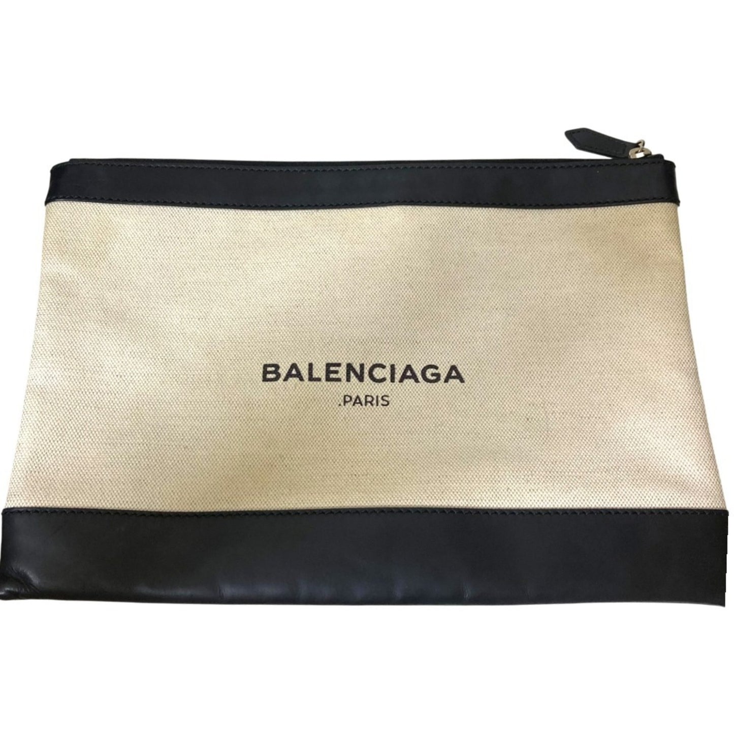 Balenciaga Clutch Bag Black X Natural