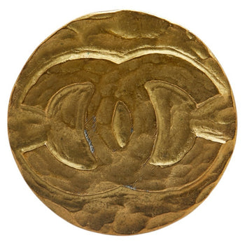 Chanel Coco Mark Brooch Gold Plated