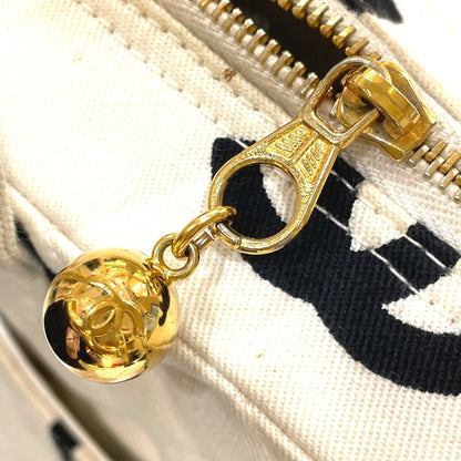 Chanel Cc Mark Bag Tote Bag Hand Bag Ivorybased X Black