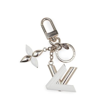 Louis Vuitton Twist Key Ring Bag Charm M68010 Silver