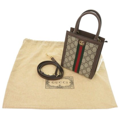 Like New Gucci Ophidia 772317 Gg Canvas Beige Shoulder Bag 0486Gucci