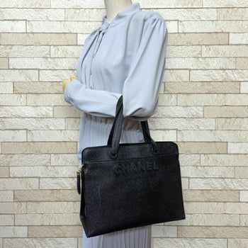 Chanel Handbag Caviar Skin Black