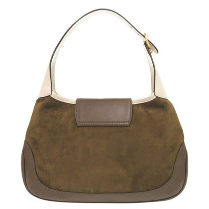 Like New Gucci Vault Vintage Jackie Suede Leather Brown