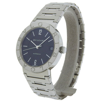 Bvlgari Watch Cal. 220 Bb33Ssauto Stainless Steel Automatic Analog Display Black Dial