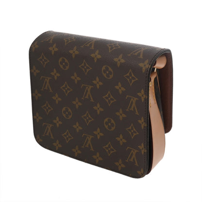 Louis Vuitton Monogram Cartesiere Mm Brown M51253 Men'S/Women'S Canvas Shoulder Bag