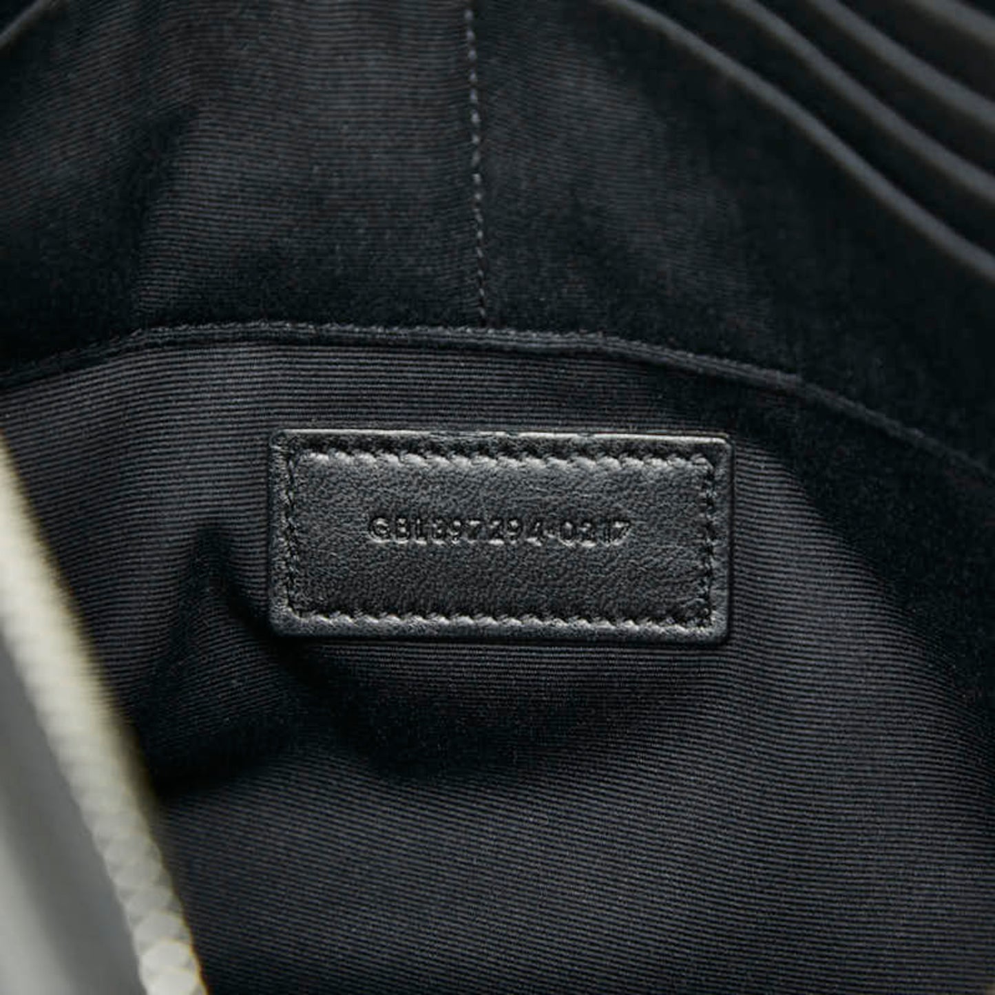 Saint Laurent Logo Clutch Bag/Second Bag In Black