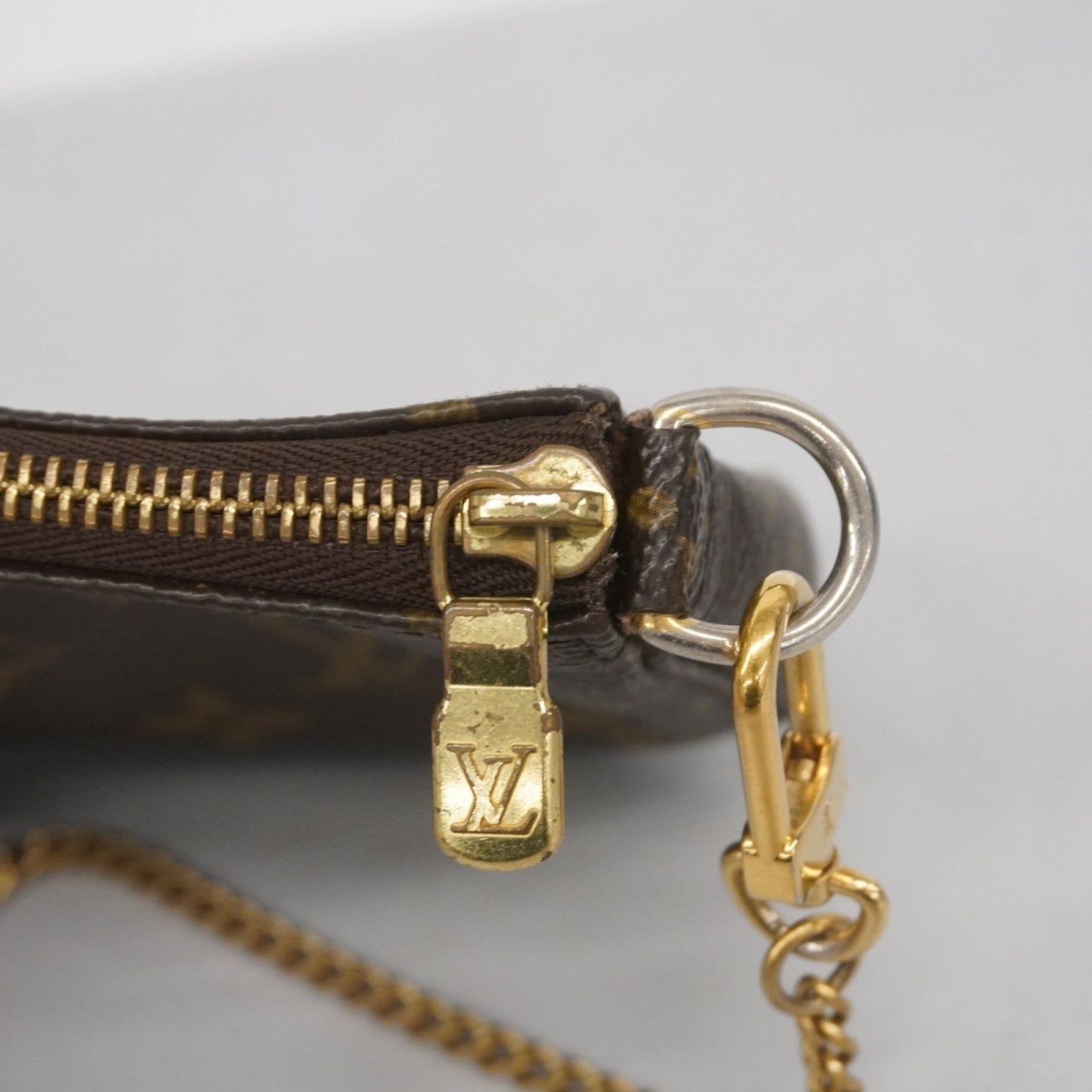 Louis Vuitton Monogram Mini Pochette Accessoires M58009 Brown