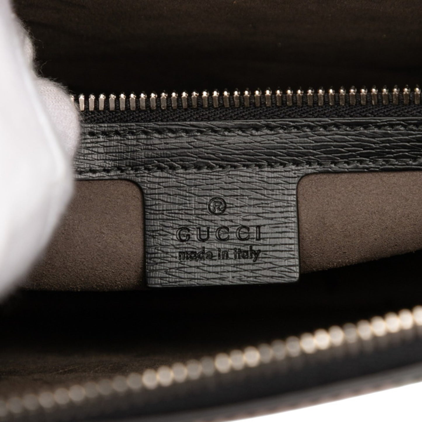 Gucci Sherry Line Clutch/Shoulder Bag 429016 Black/Multicolor Leather