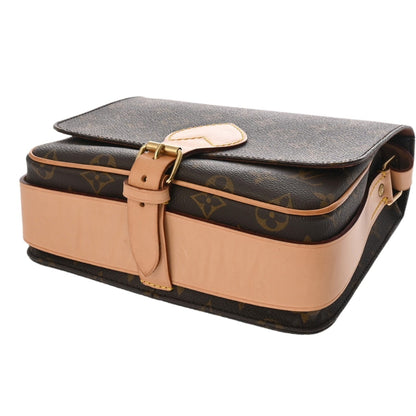 Louis Vuitton Monogram Cartesiere Mm Brown M51253 Men'S/Women'S Canvas Shoulder Bag