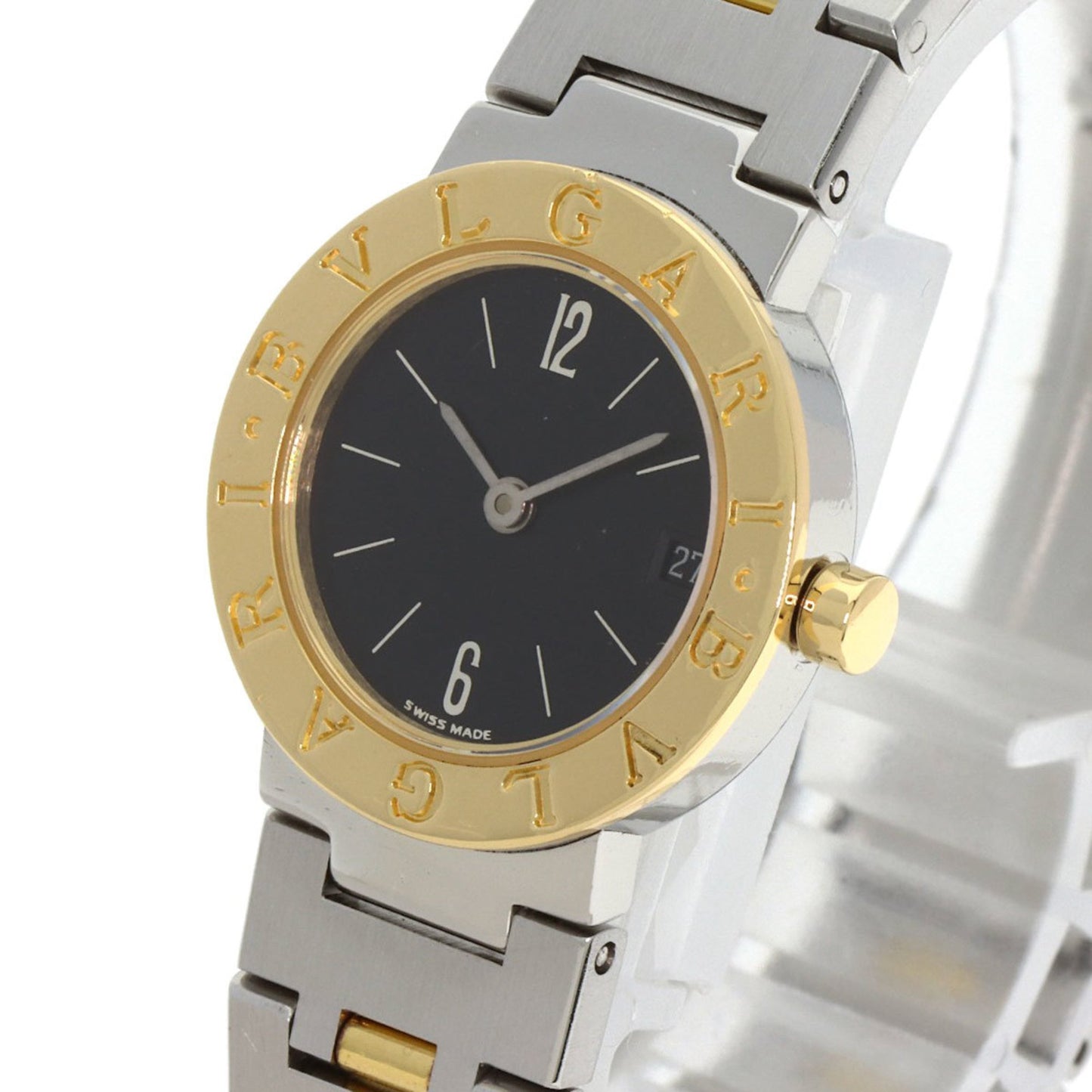 Bvlgari Bb23Sgd Watch Stainless Steel Ss 18Kyg