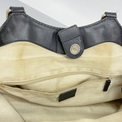 Gucci Diamante Handbag 211944 Canvas Brown Black