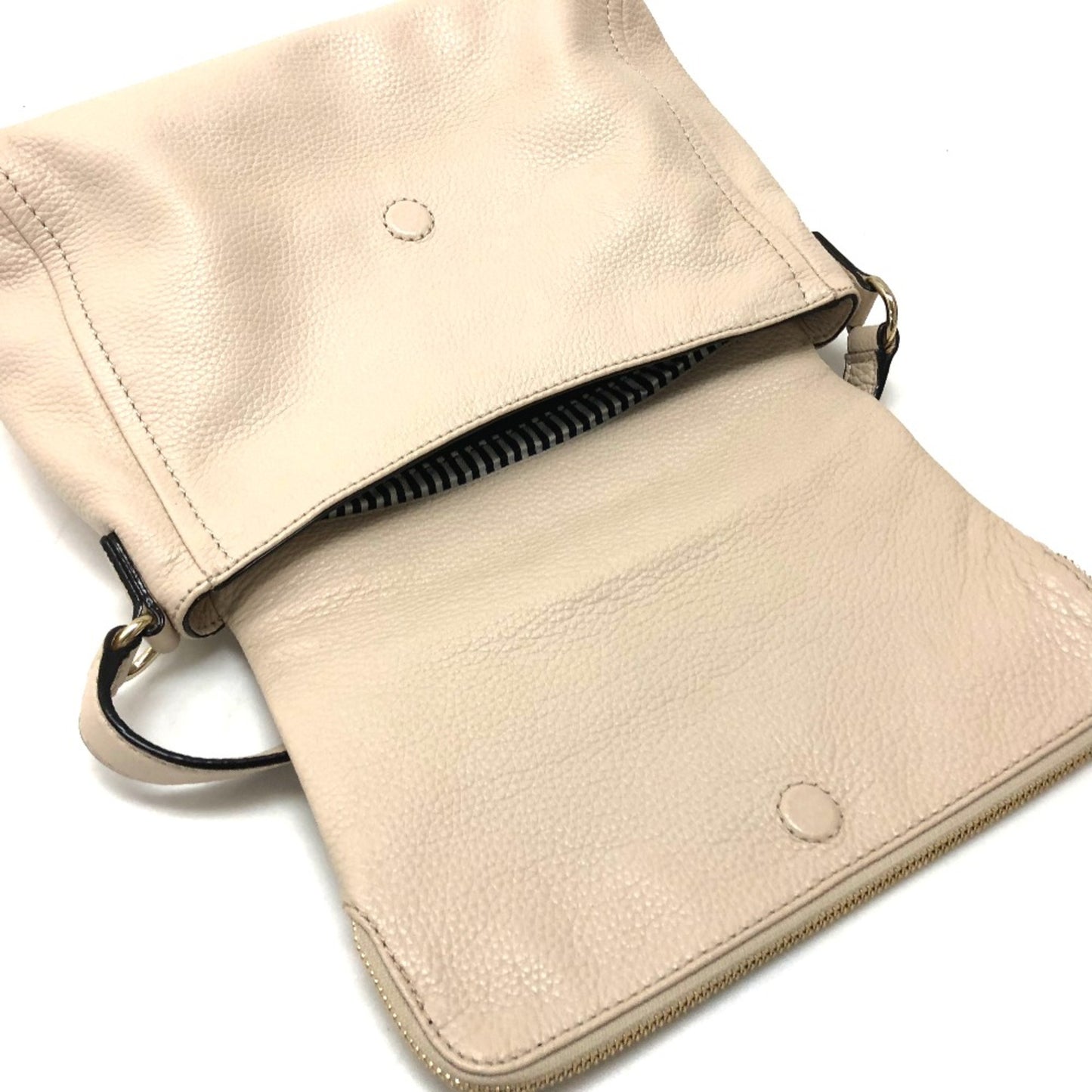 Kate Spade Pxru6223 Crossbody Bag 2Way Hand Bag Shoulder Bag Light Beige