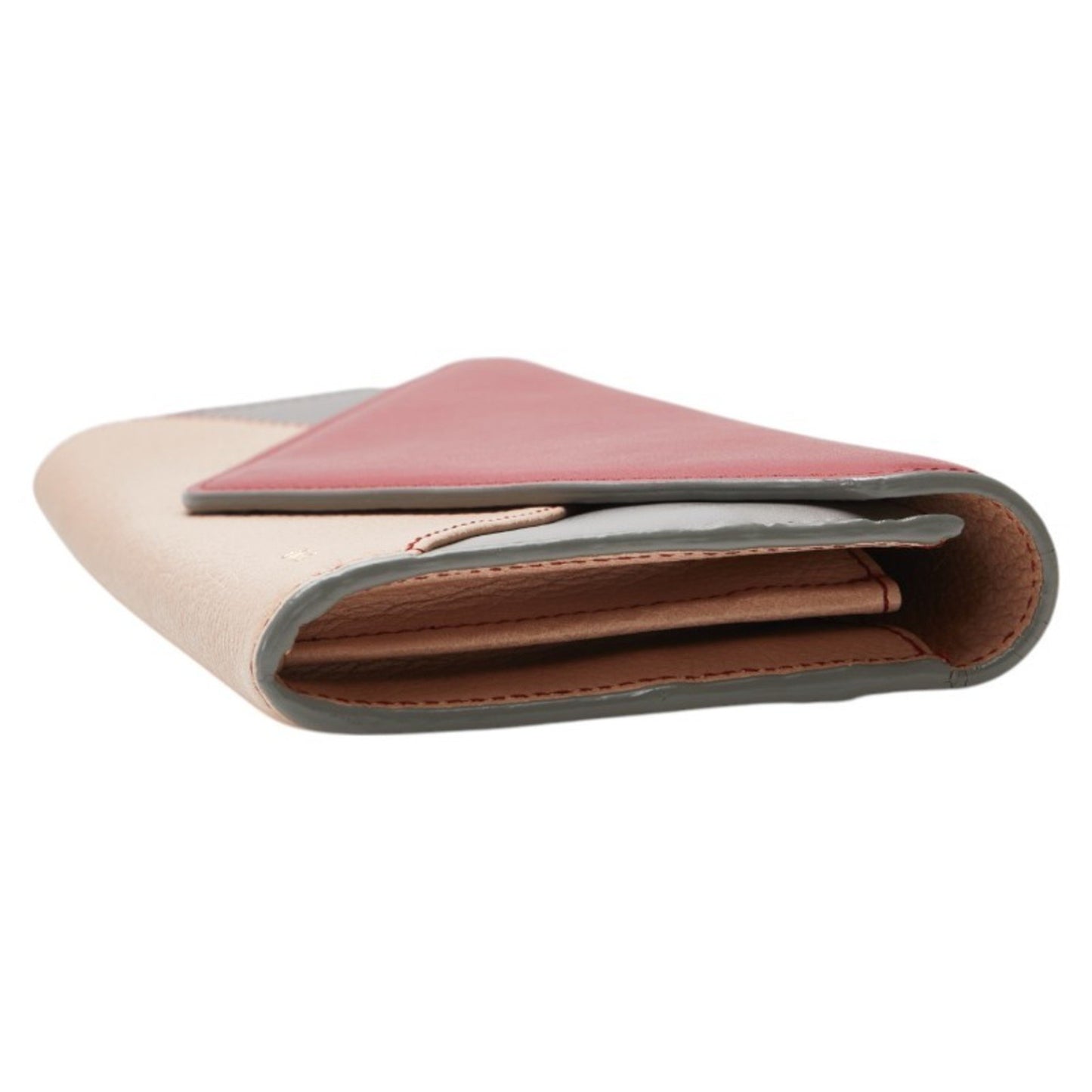 Chlo Chloe Multicolored Leather Long Wallet