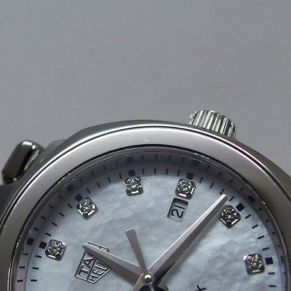 Tag Heuer Link Date 12P Diamond White Shell Dial