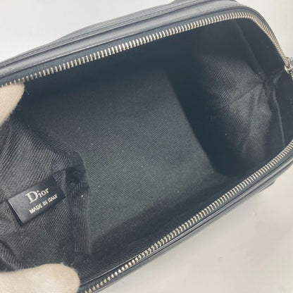 Christian Dior Dior Second Bag Pouch Canvas Leather