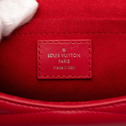 Louis Vuitton New Wave Chain Bag Mm Handbag/Shoulder 2Way M51943 Red Leather