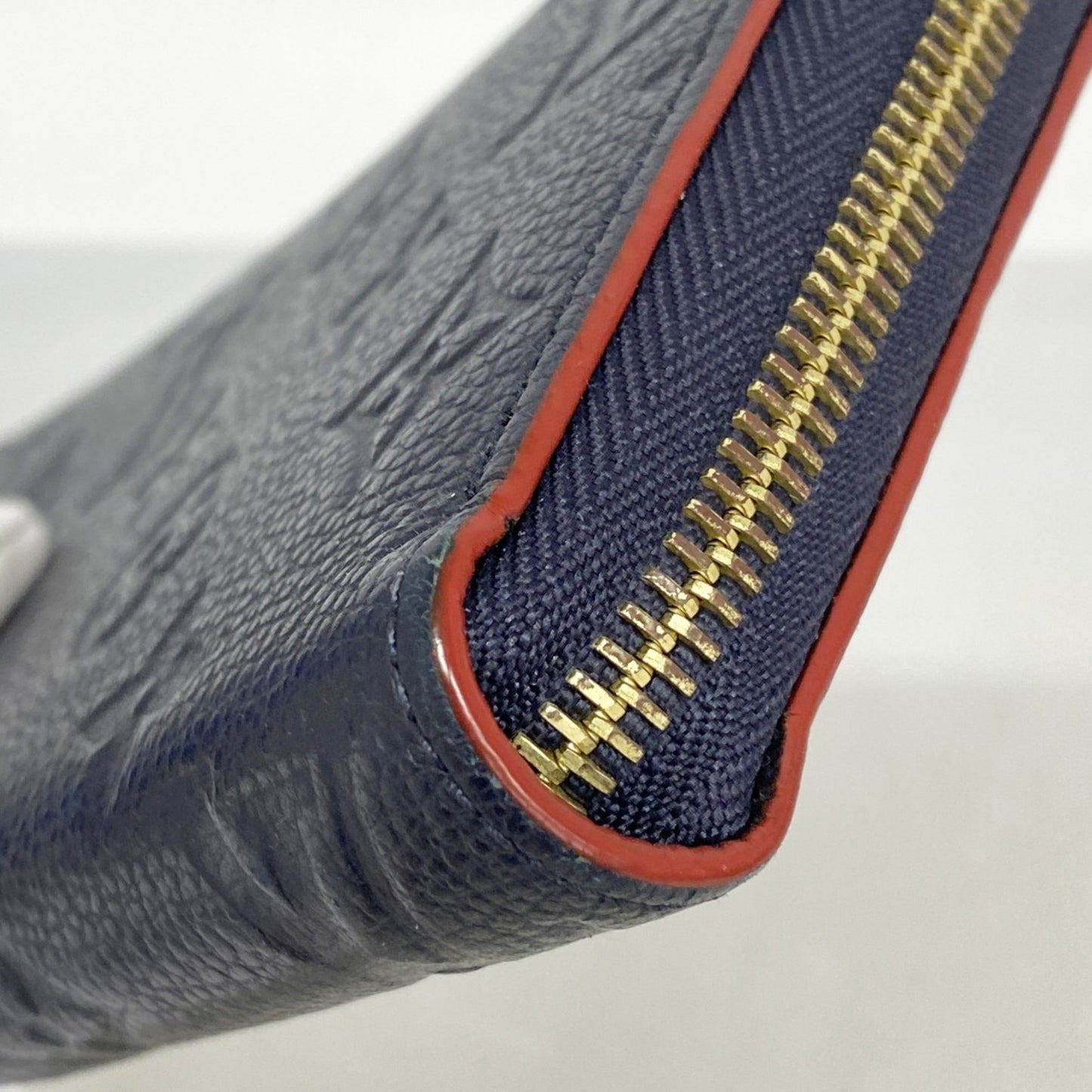 Louis Vuitton Monogram Empreinte Zippy Wallet M62121 Marine Rouge