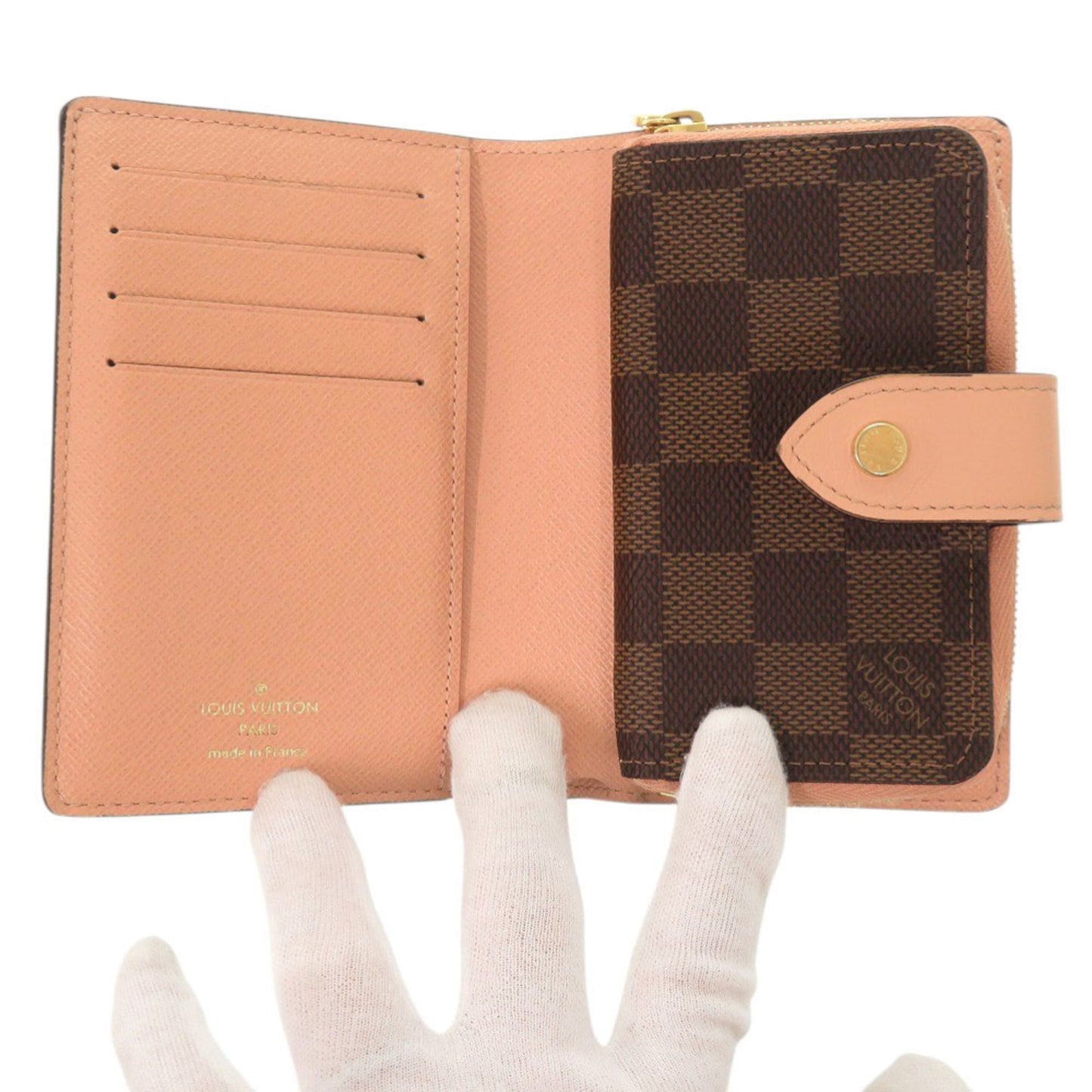 Louis Vuitton Portefeuille Juliette Damier N60380 Ic Brown Bifold Wallet Lv 0520 Louis Vuitton