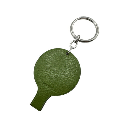 Hermes Balloon Motif Bag Charm Key Ring Holder Wallet Green