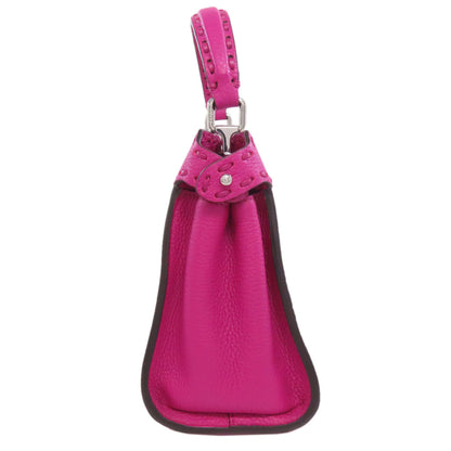 Fendi Mini Peekaboo 2-Way Handbag In Calfskin