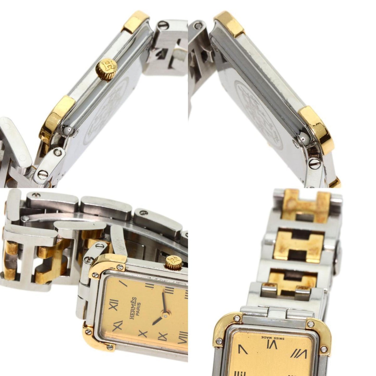 Hermes Cr1.220 Cloajour Watch Stainless Steel Ssxgp