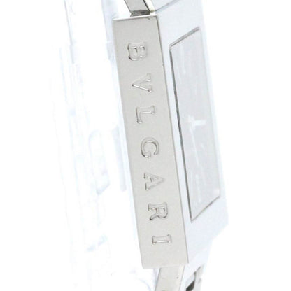 Polished Bvlgari Quadrato Stainless Steel Quartz