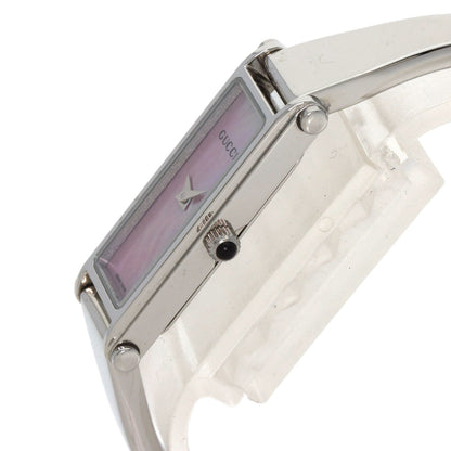 Gucci 1500L Square Face Bangle Watch Stainless Steel Ss