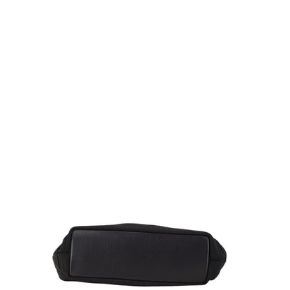Salvatore Ferragamo Vara Handbag Shoulder Bag Black Canvas Leather